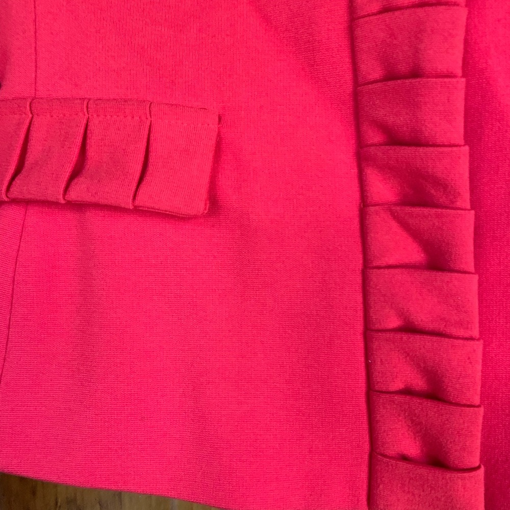 Etcetera Impulses - Snap Front Short Jacket. Red … - image 4